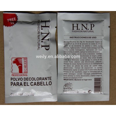 rapid hair bleaching powder sachet