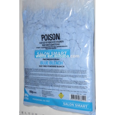 hair bleach powder blue ( bleaching powder for hair ) ( Dust free powdered bleach )