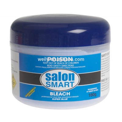 Professional dust free powdered hair bleach super blue rapid formula